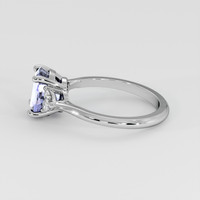 2.48 Ct. Violet Sapphire Ring, Platinum 950 4