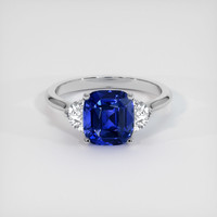 3.07 Ct. Sapphire Ring, Platinum 950 1