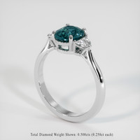 2.28 Ct. Sapphire Ring, Platinum 950 2