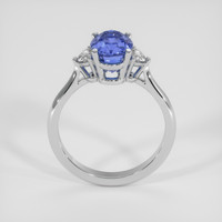 3.31 Ct. Blue Sapphire Ring, Platinum 950 3