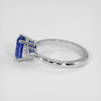 3.31 Ct. Blue Sapphire Ring, Platinum 950 4