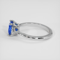2.03 Ct. Blue Sapphire Ring, Platinum 950 4