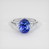 4.50 Ct. Blue Sapphire Ring, Platinum 950 1