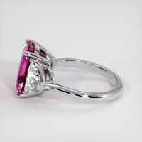 5.01 Ct. Pink Sapphire Ring, Platinum 950 4