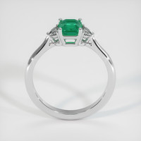 0.99 Ct. Emerald Ring, Platinum 950 3