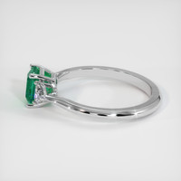 0.99 Ct. Emerald Ring, Platinum 950 4