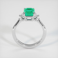 2.12 Ct. Emerald Ring, Platinum 950 3