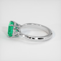 2.12 Ct. Emerald Ring, Platinum 950 4