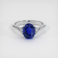 3.04 Ct. Sapphire Ring, Platinum 950 1