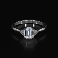 1.59 Ct. Sapphire Ring, Platinum 950 1