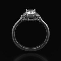 1.59 Ct. Sapphire Ring, Platinum 950 3