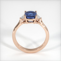 2.15 Ct. Blue Sapphire Ring, 14K Rose Gold 3