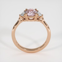 1.08 Ct. Sapphire Ring, 14K Rose Gold 3