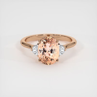 4.16 Ct. Sapphire Ring, 14K Rose Gold 1
