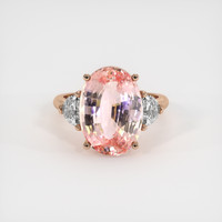 9.05 Ct. Sapphire Ring, 18K Rose Gold 1