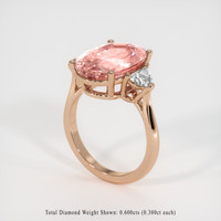 9.05 Ct. Sapphire Ring, 18K Rose Gold 2