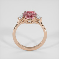 2.04 Ct. Padparadscha Sapphire Ring, 18K Rose Gold 3