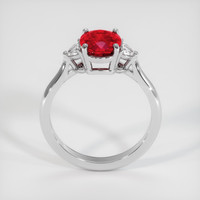 1.22 Ct. Ruby Ring, 10K White Gold 3