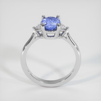 2.76 Ct. Blue Sapphire Ring, 10K White Gold 3