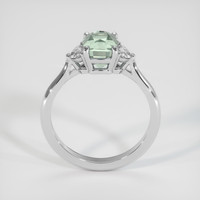 1.93 Ct. Bluish Green Sapphire Ring, 10K White Gold 3