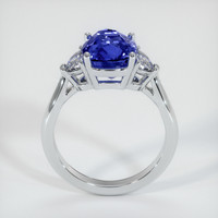 4.35 Ct. Sapphire Ring, 14K White Gold 3