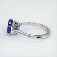 3.54 Ct. Color Change Sapphire Ring, 14K White Gold 4