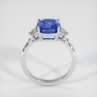 4.04 Ct. Sapphire Ring, 14K White Gold 3