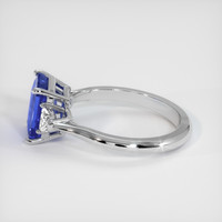 3.44 Ct. Sapphire Ring, 14K White Gold 4