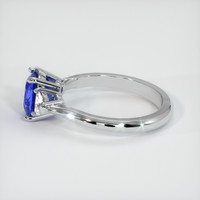 1.80 Ct. Blue Sapphire Ring, 14K White Gold 4