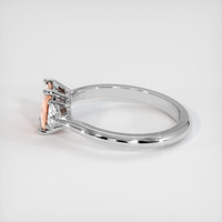1.05 Ct. Sapphire Ring, 14K White Gold 4
