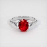 Ruby Ring 1.48 Ct. 14K White Gold Preview