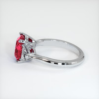 Ruby Ring 4.04 Ct., 14K White Gold Preview