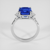 4.14 Ct. Blue Sapphire Ring, 14K White Gold 3