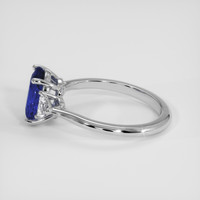 2.34 Ct. Blue Sapphire Ring, 14K White Gold 4