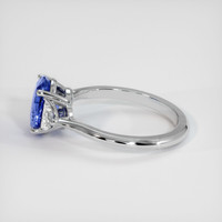 2.74 Ct. Sapphire Ring, 14K White Gold 4
