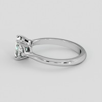 1.35 Ct. Bluish Green Sapphire Ring, 14K White Gold 4