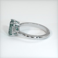 1.76 Ct. Sapphire Ring, 14K White Gold 4