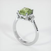 2.88 Ct. Sapphire Ring, 14K White Gold 2
