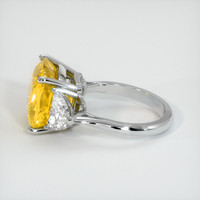 10.02 Ct. Sapphire Ring, 14K White Gold 4