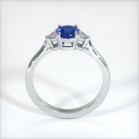1.20 Ct. Blue Sapphire Ring, 18K White Gold 3