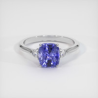 3.00 Ct. Color Change Sapphire Ring, 18K White Gold 1