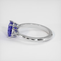 3.00 Ct. Color Change Sapphire Ring, 18K White Gold 4