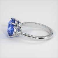 4.69 Ct. Sapphire Ring, 18K White Gold 4