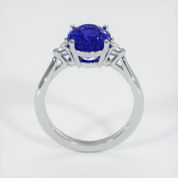 4.18 Ct. Blue Sapphire Ring, 18K White Gold 3