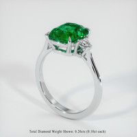 Emerald Ring 2.52 Ct., 18K White Gold Preview