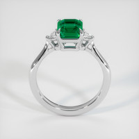 1.67 Ct. Emerald Ring, 18K White Gold 3