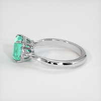 1.63 Ct. Emerald Ring, 18K White Gold 4