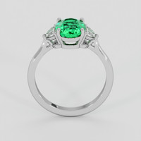 1.64 Ct. Emerald Ring, 18K White Gold 3