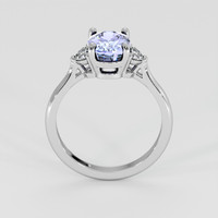 2.48 Ct. Violet Sapphire Ring, 18K White Gold 3