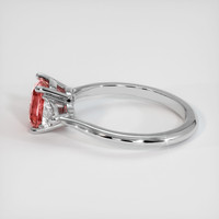 1.09 Ct. Sapphire Ring, 18K White Gold 4